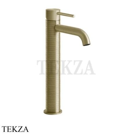 Gessi 316 TRAME Смеситель для раковины, без сливного гарнитура 54309-727, Brushed Brass PVD