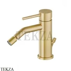 Newform X-Steel 316 Смеситель для биде, с донным клапаном 69623X.59.097, PVD Brushed gold