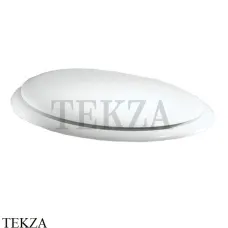 Hatria Sculture Крышка сиденье с микролифтом YXXX01, белый глянец
