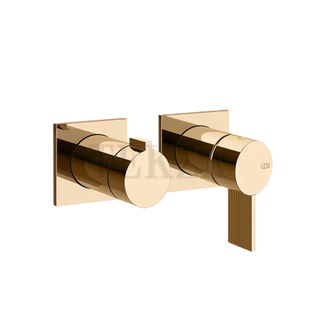Gessi Inverso RIGATO Смеситель для душа, 2 потока, внешняя часть 73538-735, Warm Bronze PVD