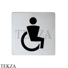 Keuco PLAN Табличка на дверь туалетной комнаты 14968010000, хром глянец