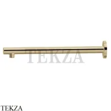 Newform Кронштейн для душа круглый настенный L=350 27670.59.098, PVD Brushed pale gold