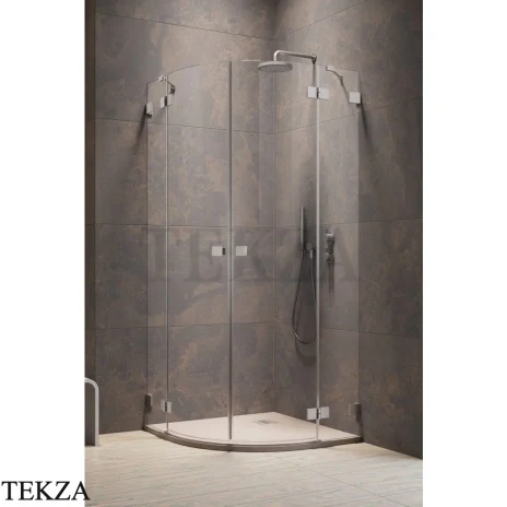 Radaway Essenza Pro PDD Душевая дверь 100 см, правая часть уголка, 10095100-91-01R, брашированный никель