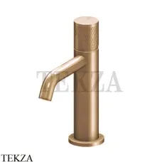 Gattoni MD Смеситель для раковины, RONCO, с донным клапаном MD110/22VB, Old Brass