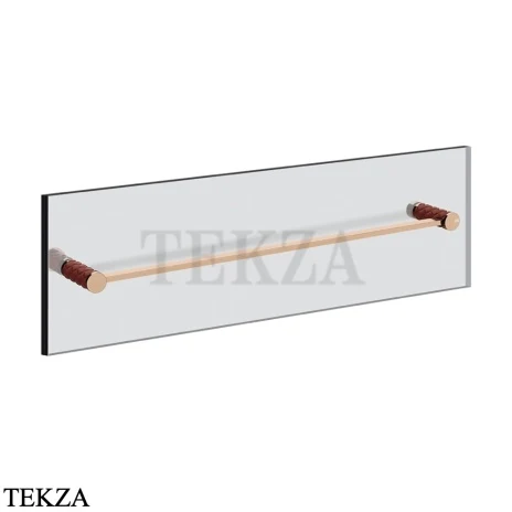Gessi Pelle Tresse Полотенцедержатель для крепления на стекло, 60 см 78715-444, Red Cherry/ Copper PVD