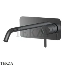 FIMA Carlo Frattini SNAP Смеситель для раковины 150, внешняя часть F3121WX5CS, Brushed black chrome