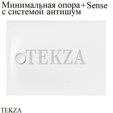 BETTE BetteUltra Space Душевой поддон 140х80 из стали 4039-000 AS T1, антишум, опора, Sense, белый глянец