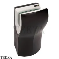 Mediclinics Dualflow Plus Сушилка для рук сенсорная сверхбыстрая M24AB, АБС черный матовый