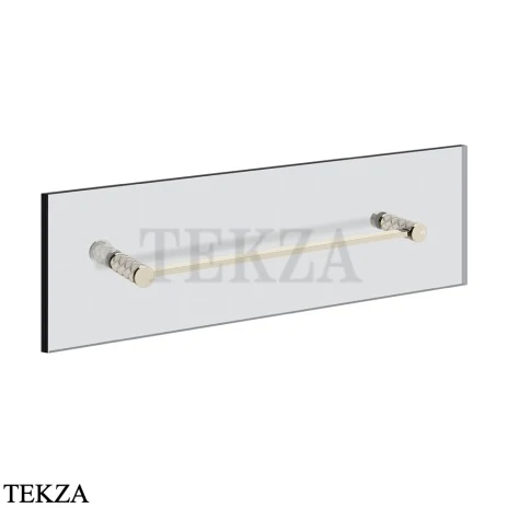 Gessi Pelle Tresse Полотенцедержатель для крепления на стекло, 45 см 78713-433, Crème/ Nickel PVD