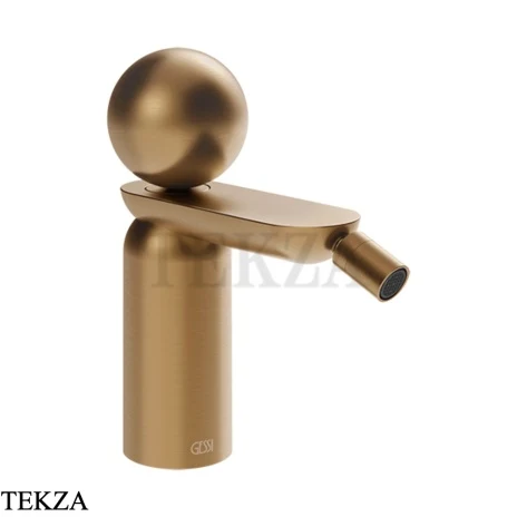Gessi Perle Смеситель для биде с донным клапаном 74067-726, бронза Brushed