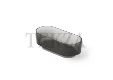 Dea Design Ванна отдельностоящая 170x72 см DD8675 1700 R4 ,  Smoky Black R4