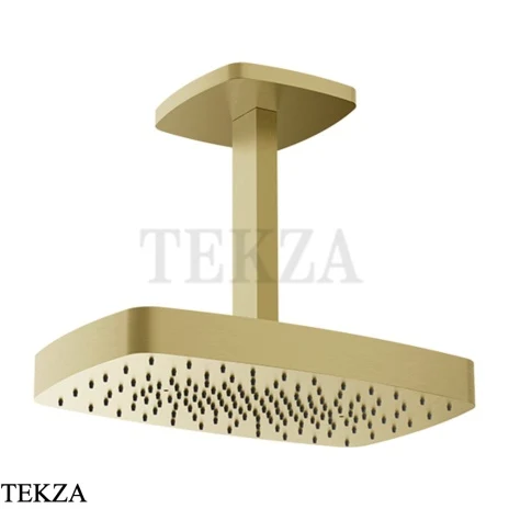 Gessi Jacqueline Верхняя регулируемая лейка с потолочным кронштейном 77151-727, шампань Brushed