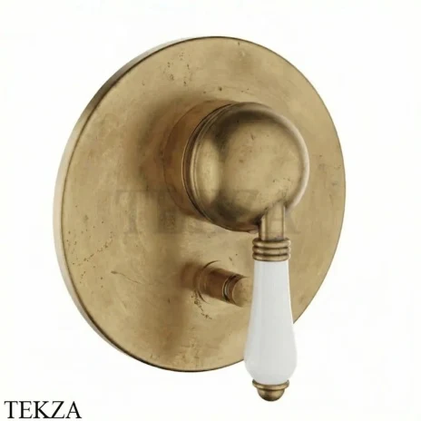 Nicolazzi P.Mont Blanc Смеситель для душа. 2 потока, внешняя часть, 3460EXTOG76, Raw Brass