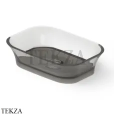 Dea Design Washbasins Раковина настольная 55х38 Glasstech DD9030 550 R4, Smoky Black R4 Dea Design Washbasins Раковина настольная 55х38 Glasstech DD9030 550 R4, Smoky Black R4