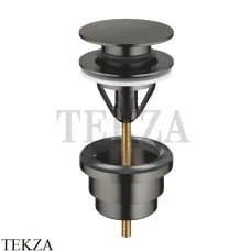 Dornbracht Сливной гарнитур с затвором под перелив 10125970-99, Dark Platinum matt