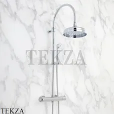 Oasis VENICE Душевая стойка термостат с переключателем, ручным душем 000RBVE110CR, хром глянец