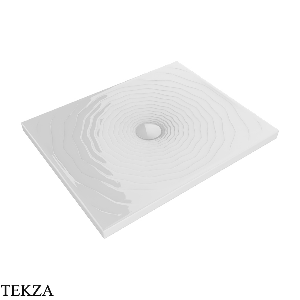 Flaminia Water Drop душевой поддон 100×80×5,5 см, белый глянец