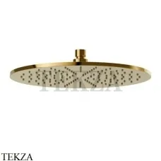 Newform Верхняя круглая лейка D300, без кронштейна 26534.61.020, PVD Glossy gold