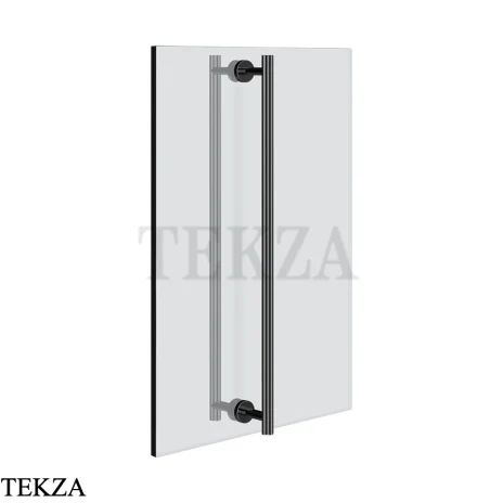 Gessi Ludovica Полотенцедержатель для крепления на стекло, 60 см 76633-706, black хром глянец