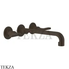 Gessi INCISO Смеситель для раковины излив длинный, внешняя часть 58092-845, Dark Bronze
