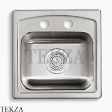 Kohler Toccata Мойка для кухни с 2 отв. под смеситель K-3349-2-NA, нержавеющая сталь Kohler Toccata Мойка для кухни с 2 отв. под смеситель K-3349-2-NA, нержавеющая сталь