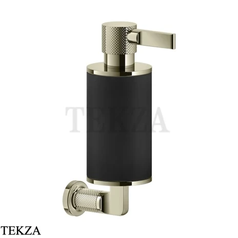 Gessi INCISO accessories Дозатор для жидкого мыла или лосьона, черный 58514-720, Nickel PVD