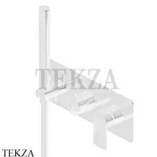 Newform Delta Zero Смеситель для душа 2 потока, с гарнитуром 72269E.01.014, белый матовый