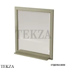 Caprigo ALBION Зеркало в раме с полкой, 10331-B059, verde oliva