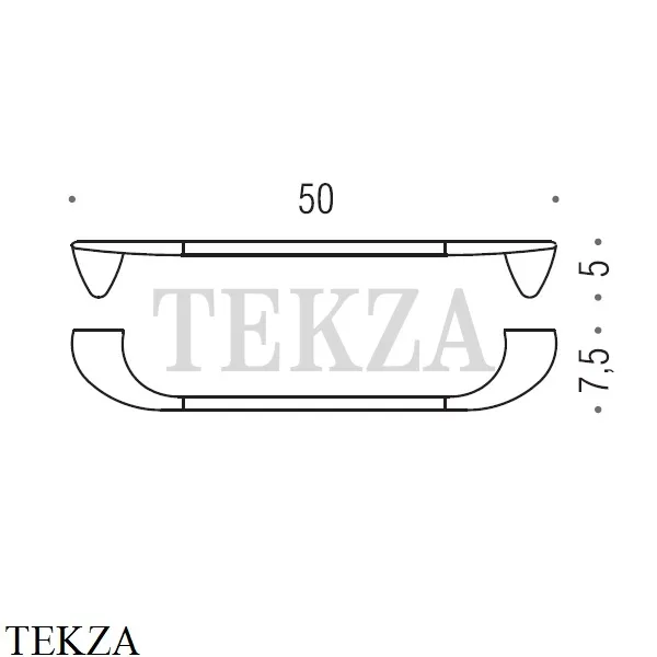 Colombo Khala Держатель для банного полотенца 50 B1810.CR, хром глянец
