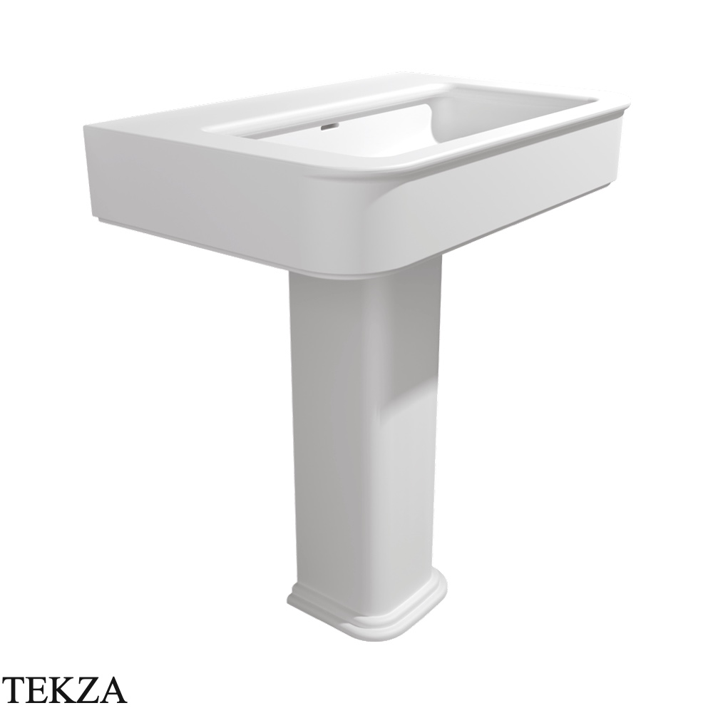 Flaminia Madre пьедестал для раковины без чаши 25×25×75 см, белый Latte матовый