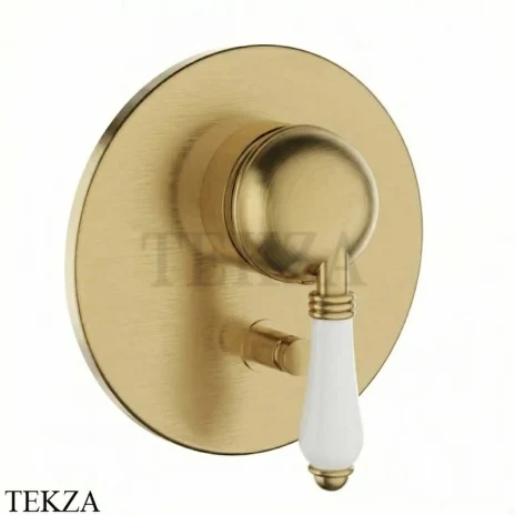 Nicolazzi P.Mont Blanc Смеситель для душа. 2 потока, внешняя часть, 3460EXTOS76, Brushed brass