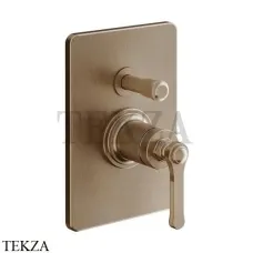 Gessi VENTI20 Смеситель для душа, 2 поток, внешняя часть 65079-708, Copper Brushed Gessi VENTI20 Смеситель для душа, 2 поток, внешняя часть 65079-708, Copper Brushed