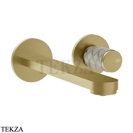 Gessi Pelle Tresse Смеситель для раковины, внешняя часть 78288-435, Crème/Brass Br. PVD
