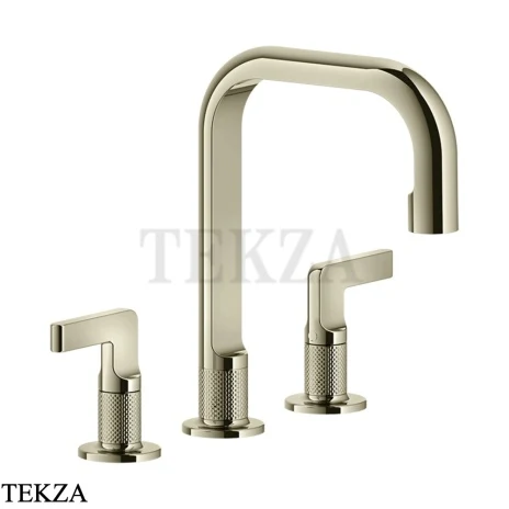 Gessi INCISO Смеситель для раковины средний, без гарнитура 58014-720, Nickel PVD