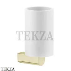 Gessi RILIEVO Стакан настенный, композит белый 59507-710, Brass PVD Gessi RILIEVO Стакан настенный, композит белый 59507-710, Brass PVD