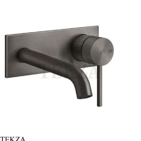 Gessi 316 MECCANICA Смеситель для раковины, внешняя часть 54288-707, Black Metal Brushed PVD