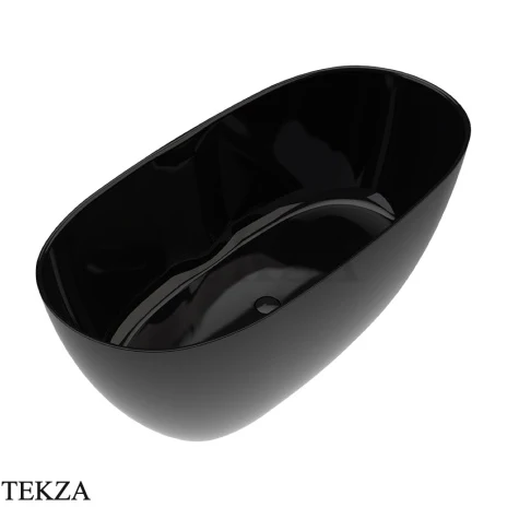 Flaminia APP Tub ванна отдельно стоящая 145×71×60 см, чёрный Nero глянец