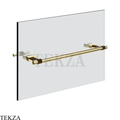 Gessi Jacqueline Полотенцедержатель для крепления на стекло, 30 см 77511-710, шампань глянец