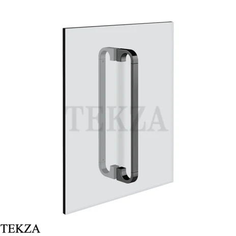 Gessi Perle Полотенцедержатель для крепления на стекло, 20 см 74630-706, black хром глянец