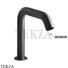 Gessi 316 MECCANICA Электронный смеситель с кран-фильтром 54281-707, Black Metal Brushed