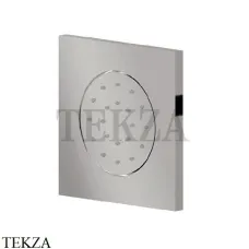 Newform Боковая форсунка квадратная, встраиваемая 563.M0.070, Titanium satin