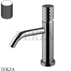 FIMA Carlo Frattini Spillo TECH G Смеситель для раковины, с донным клапаном F3031TXSGCN, Black chrome