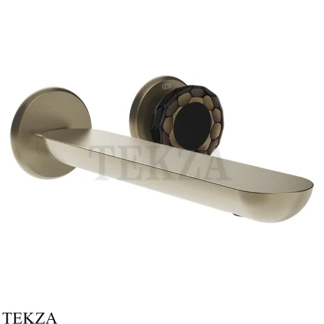Gessi Perle Смеситель для раковины, внешняя часть 74888-149, нерж. сталь Brush / никель Brushed
