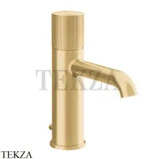 Gessi Habito RIGATO Смеситель для раковины, с донным клапаном 70501-710, Brass PVD