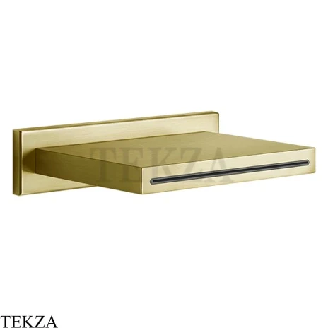 Gessi CASCATA Каскадный излив настенный 20293-716, Gold Brushed PVD