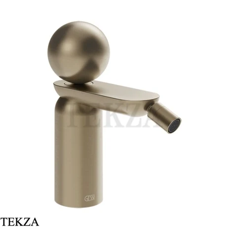 Gessi Perle Смеситель для биде без донного клапана 74068-149, нерж. сталь Brush / никель Brushed