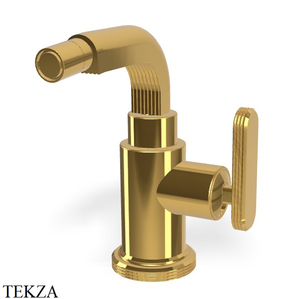 FIMA Carlo Frattini Park Line Смеситель для биде, с донным клапаном F1322OR, золото глянец