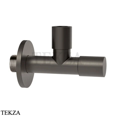 Gessi Запорный клапан с фильтром, левостороннее закрытие 01432-707, black хром Brush
