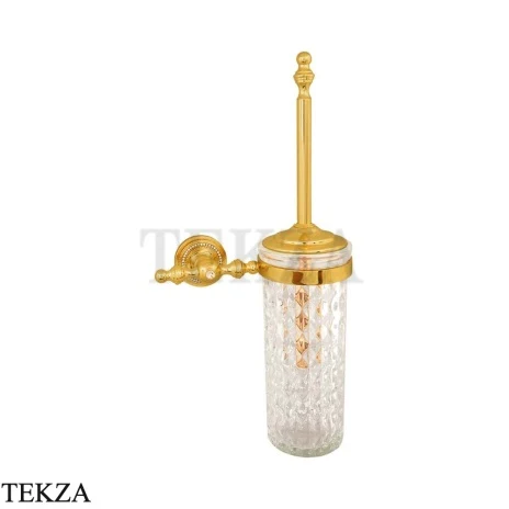 Boheme Imperiale Ершик туалетный настенный, хрусталь 10414, золото глянец