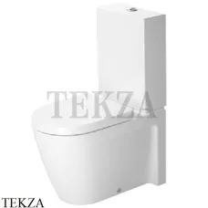 Duravit Starck 2 Унитаз комбинированный 2145090000, сиденье микролифт SoftClose, белый глянец